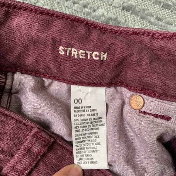 AMERICAN EAGLE OUTFITTERS stretch distressed short size 00 - Picture 7 of 10